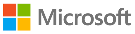 Het logo van Microsoft