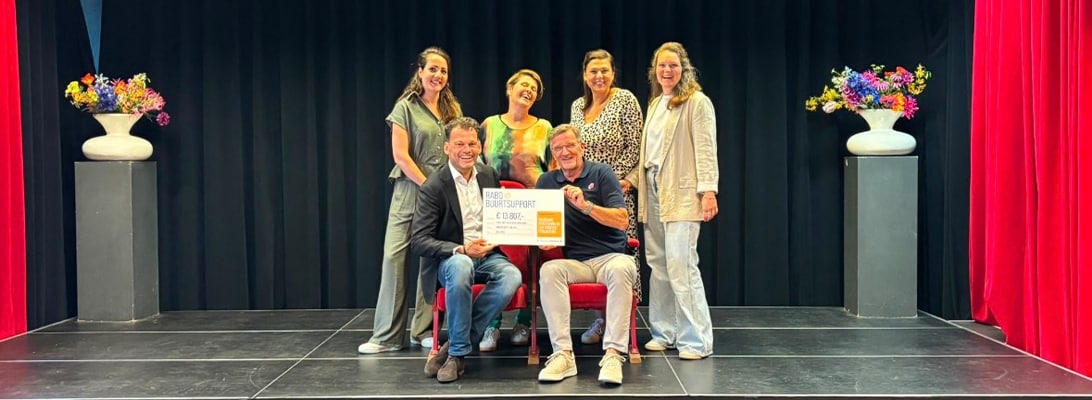 cheque uitreiking