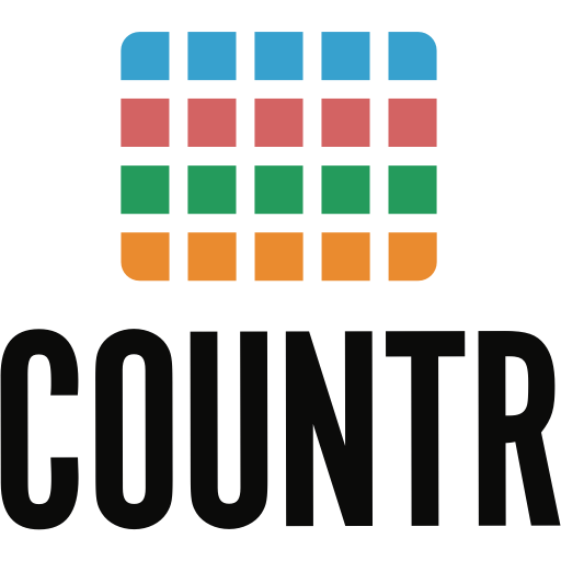 Het logo van Countr