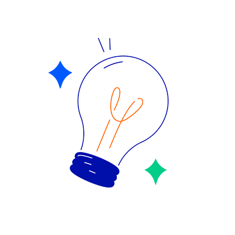 Illustratie van een gloeilamp