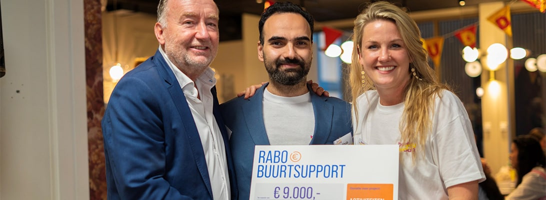 cheque uitreiking