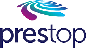 Het logo van Prestop