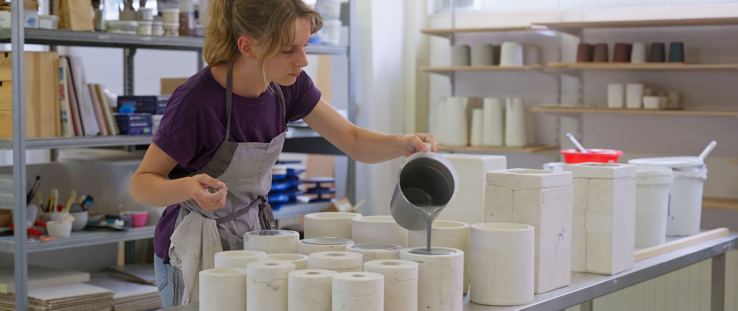 Employee at work at Meaningful Matter