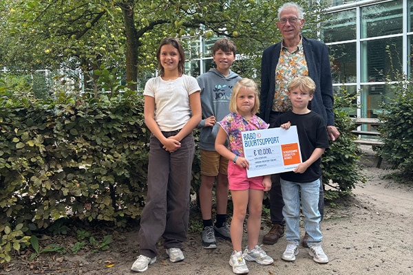 cheque uitreiking