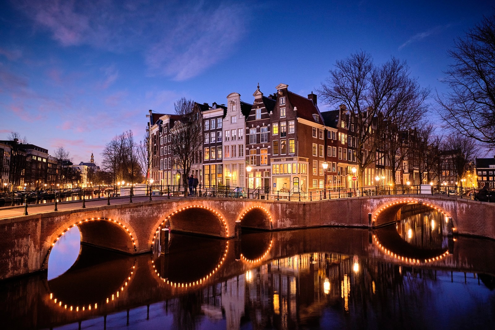 Gracht tijdens lockdown