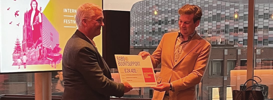 cheque uitreiking