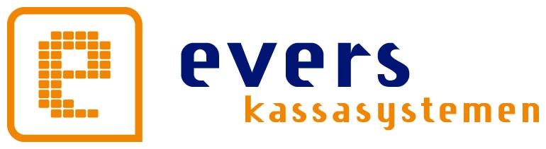 Het logo van Evers Kassa