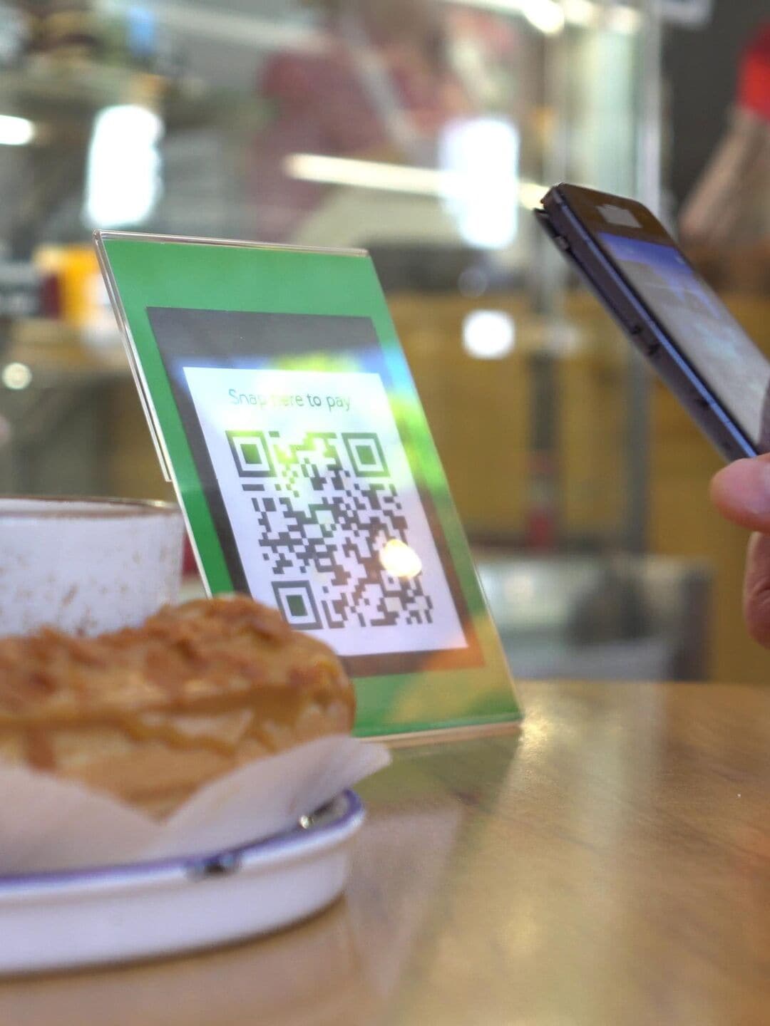 Smartphone scant Qr code 