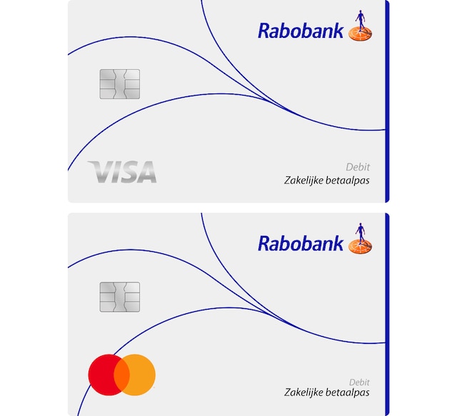 Card Nummer Rabobank Visa Debit & Debit Mastercard betaalpassen - Rabobank